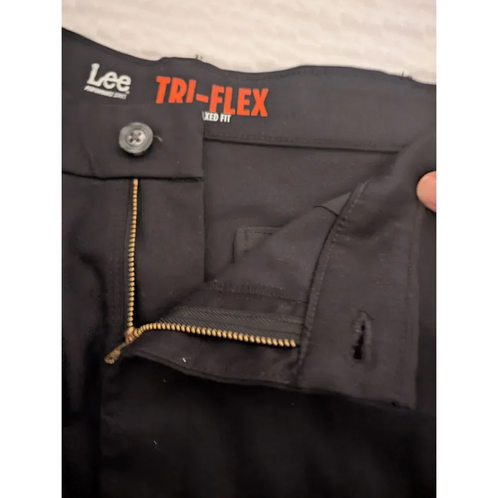 Men's Lee® Performance Series Relaxed-Fit Tri-Flex Pants Black 36/34